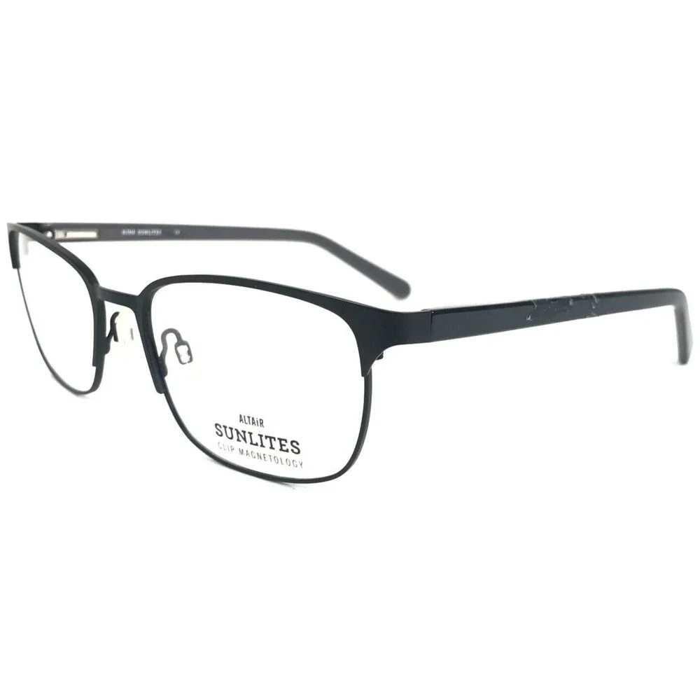 Altair Genesis Eyeglasses Frames SL4023 001 Matte Black Square 55-18-145